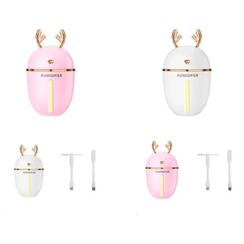 

450Ml Air Humidifier Usb Aroma Essential Oil Diffuser For Home Office Aromatherapy Humidificador Difusor With Nightlight Lamp