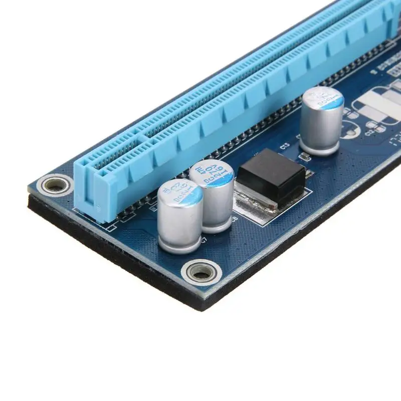 PCI-E 1x до 16x Майнинг машина удлинитель Riser адаптер с 15Pin-4Pin кабель