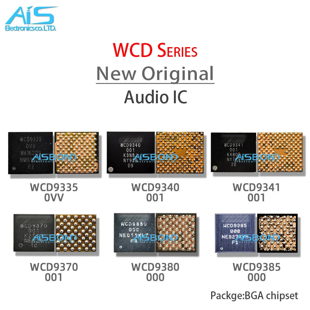 2 шт./лот новый оригинальный WCD9335 0VV WCD9340 WCD9341 WCD9370 001 WCD9380 WCD9385 000 аудио Код ic WCD кольцо