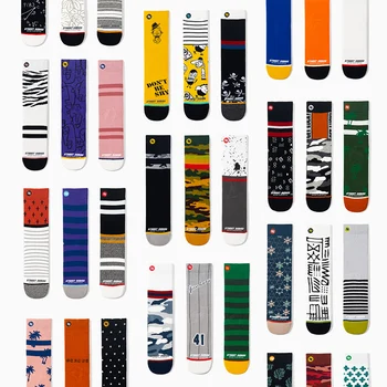 

3 Pairs/Pack Unisex Streetwear Women Socks 100 Cotton Van Gogh Happy Crew Socks Women Size EU36-44 Dropshipping