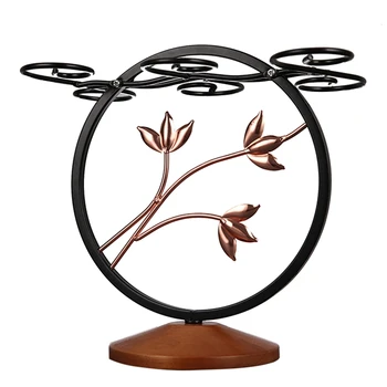 

Wine Glass Racks Holder Champagne Stemware Holder Wrought Wine Rack Bar Glasses Storage Rack