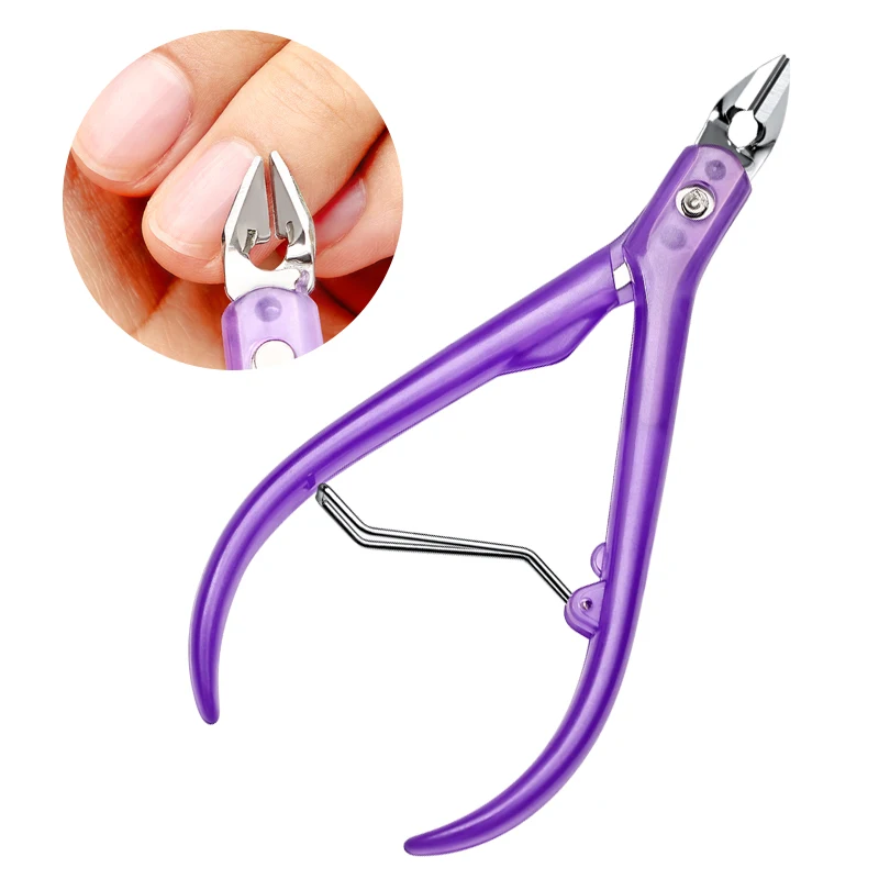 Ножницы для кутикулы из нержавеющей стали с четырьмя лилиями инструменты
