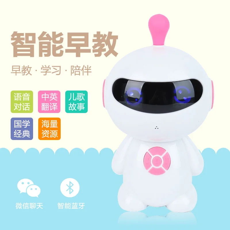 

Super Baby Intelligent Robot Bluetooth Version Small Degree AI Voice Dialogue Children Accompanied Education Learning Early Lear