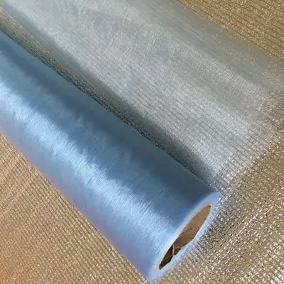 Sky Blue 1/2 шт. 50 см* 50 м Свадебные пряжи рулон тюля кристально чистая Настольная дорожка из тюля прозрачная органза из газовой ткани рулон Свадебные украшения - Цвет: Sky Blue
