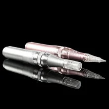 Горячая профессиональная тату макияж Перманентный макияж машина для подводка для глаз, бровей, губ с 10 шт. картриджа иглы высокого качества