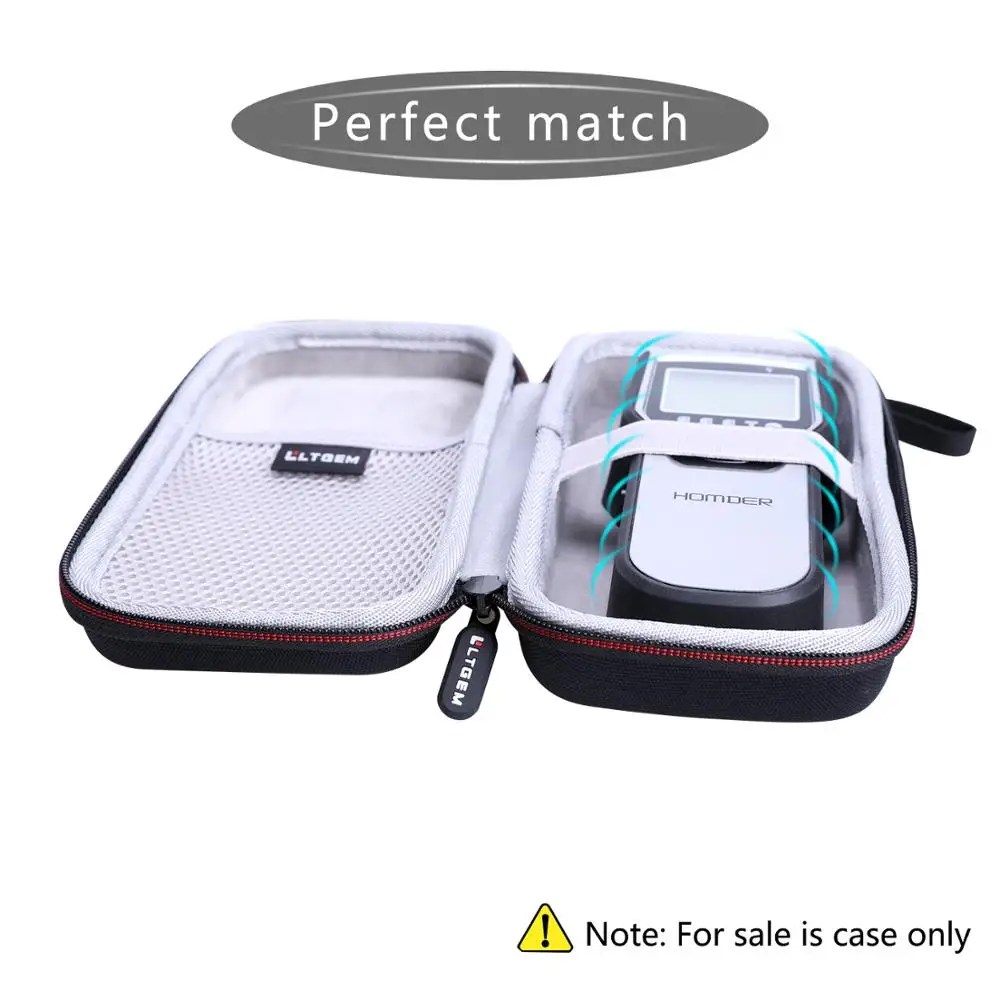 LTGEM Black EVA Hard Case for Seagate One Touch SSD 500GB External Solid State Drive Protable (ST-JE 500402)