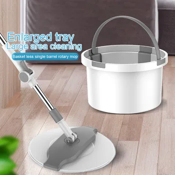 

New Upgraded Microfiber Rotary Mop Free Hand Wash Automatic Lazy Man Mop