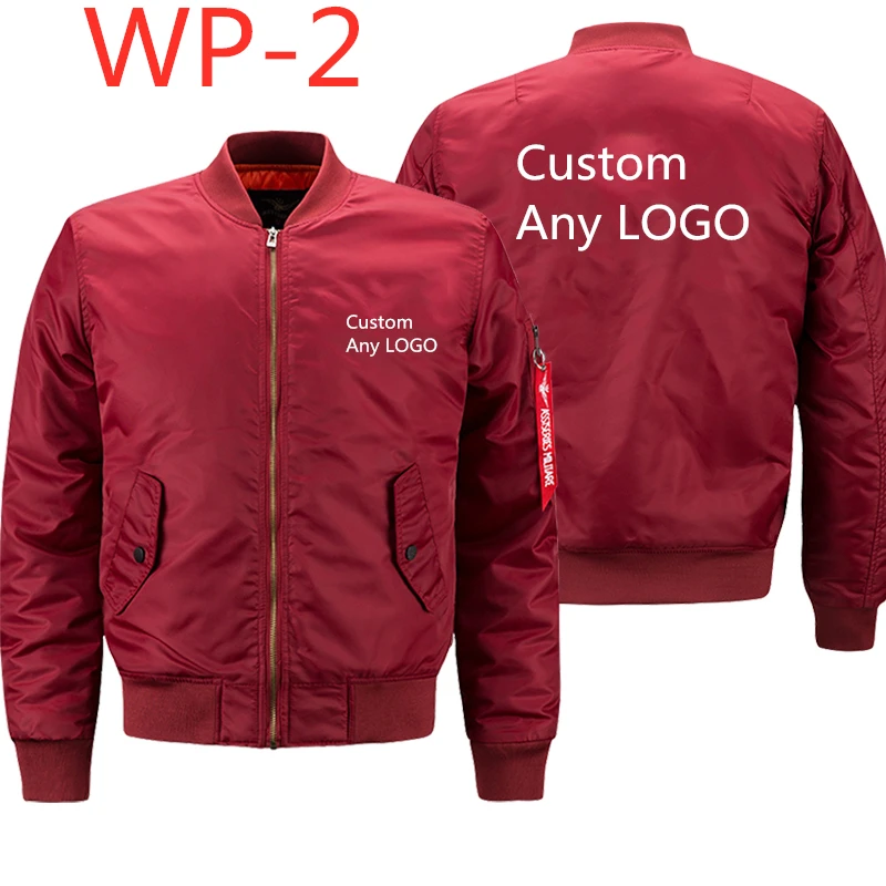 WP-2, куртка пилота, мужская, модная, локомотивная, одноцветная, Осень-зима, куртка пилота, на молнии, с карманом, бейсбольная форма, мужская куртка