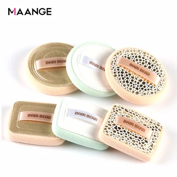 

MAANGE 2Pcs Powder Foundation Makeup Sponge Cosmetics Puff Soft Face Ribbon Soft Make Up Beauty Facial Make Up Tool Kit
