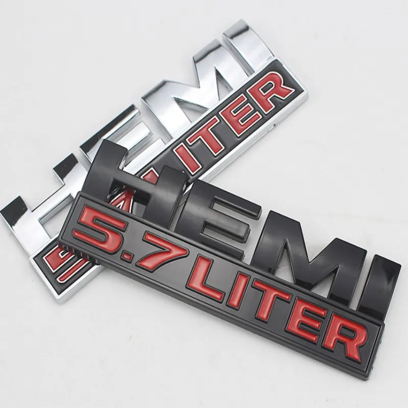 2 шт. черный 5,7 литр HEMI для ram 1500 2500 3500 крыло эмблема значок стикер