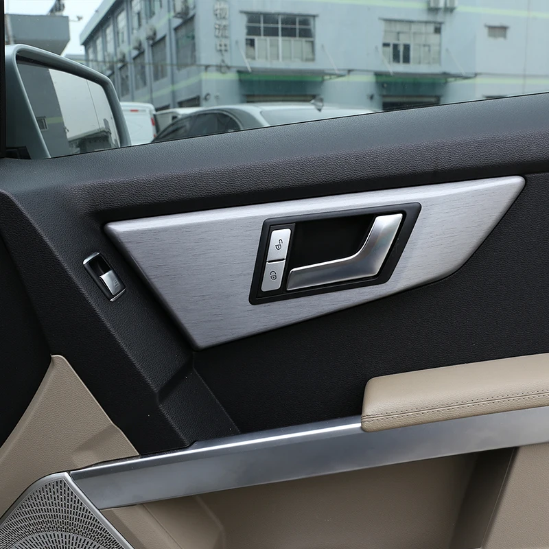 

Car Interior Door Lock Button Stickers Cover Trim Accessories For Benz E Class W212 GLK X204 GLS GLE ML Class W166 320 400 450