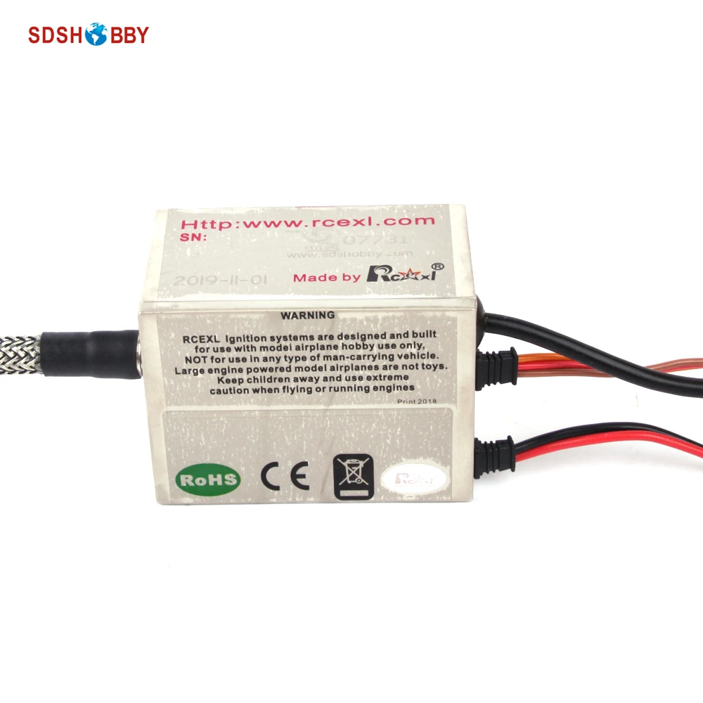 Rcexl одноцилиндровое Зажигание CDI для CM6 10 мм 90 градусов (A 02 6 14 4 В 622a)|cdi ignition|rcexl cdi