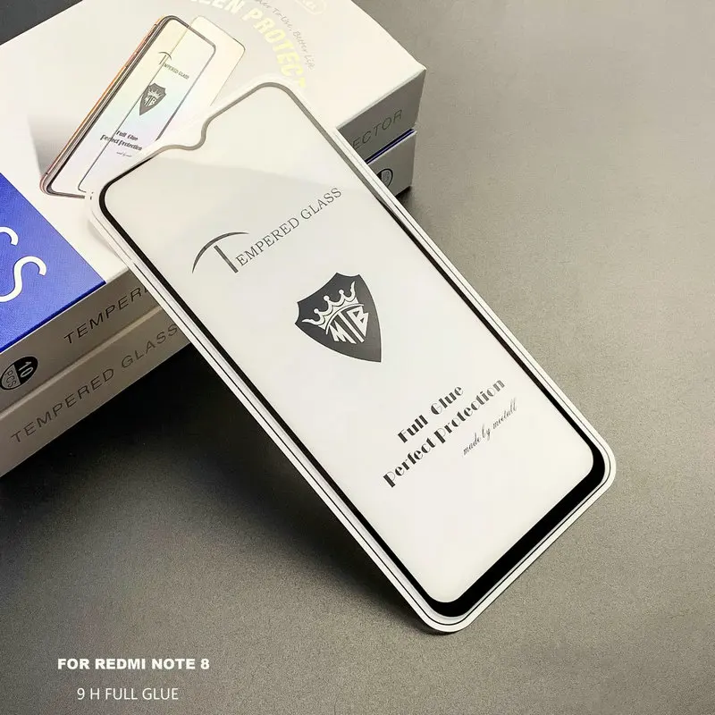 Для Xiaomi Redmi Note 8 полностью наклеиваемая поверхность Защитная пленка для экрана из