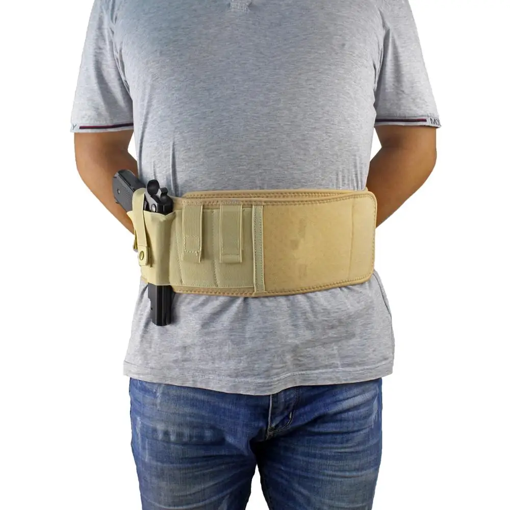 Super Comfortable Elite Mission Both Hands Belly with Holster Concealed Carrying