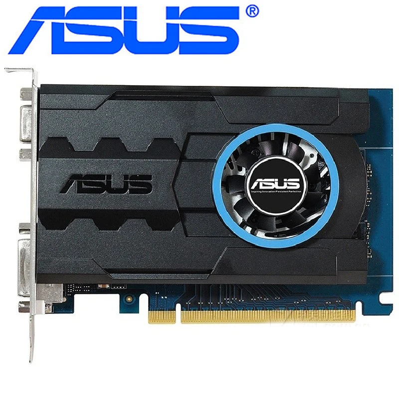 ASUS GT 730 2 Гб видеокарты SDDR3 оригинальная видеокарта для nVIDIA Geforce GT730 GPU игр Dvi VGA HDMI б/у