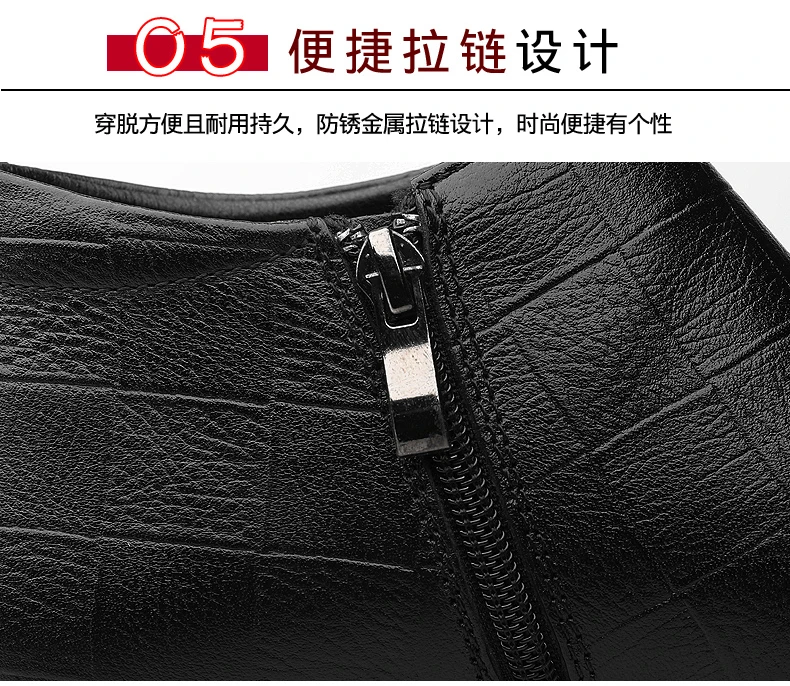 Winter Warm Casual Boots Men Inside Fur Ankle Boots Men Buckle Strap Men Dress Boots Good Quality Leather Boots Mens Size 38-46