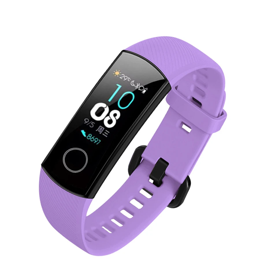 Умные аксессуары для huawei Honor Band 5 ремешок сменный двойной цветной ремешок браслет для Honor Band 4 ремешок