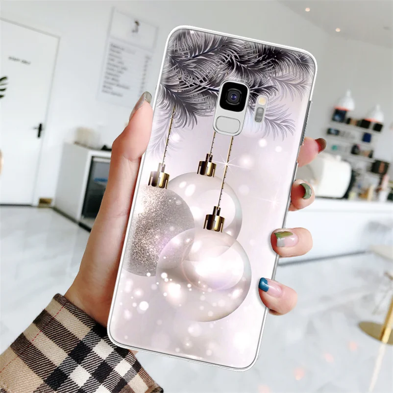 sd3bqiu Счастливый год чехол для samsung Galaxy J4 J6 A6 A8 плюс J8 A7 A9 A3 A5 J3 J5 J7 Prime Рождество чехол из термополиуретана и силикона - Цвет: sd3bqiu