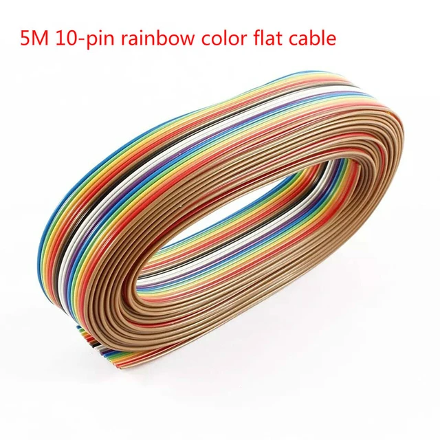 10P rehearsal line 5m car CD modified line cable rainbow flat wire