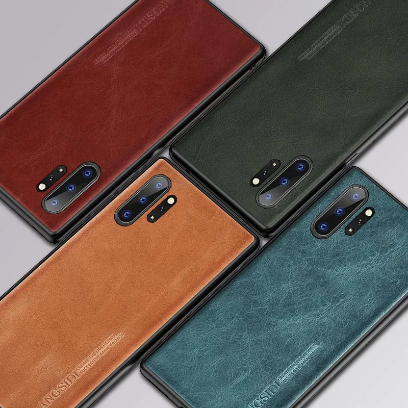 Genuine Oil wax Leather phone case for Samsung galaxy Note 10 8 9 Plus A51 A50 A70 S10 S7 S8 S9 S20 Plus S20 Ultra Shell Cover Genuine Oil wax Leather phone case for Samsung galaxy Note 10 8 9 Plus A51 A50 A70 S10 S7 S8 S9 S20 Plus S20 Ultra Shell Cover