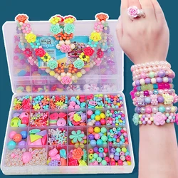 Kit de fabrication de Bracelets de perles pour filles, jouets pour enfants, puzzle fait à la main, 24 grilles, bricolage, jouets pour filles, 3 5 7 9 11 