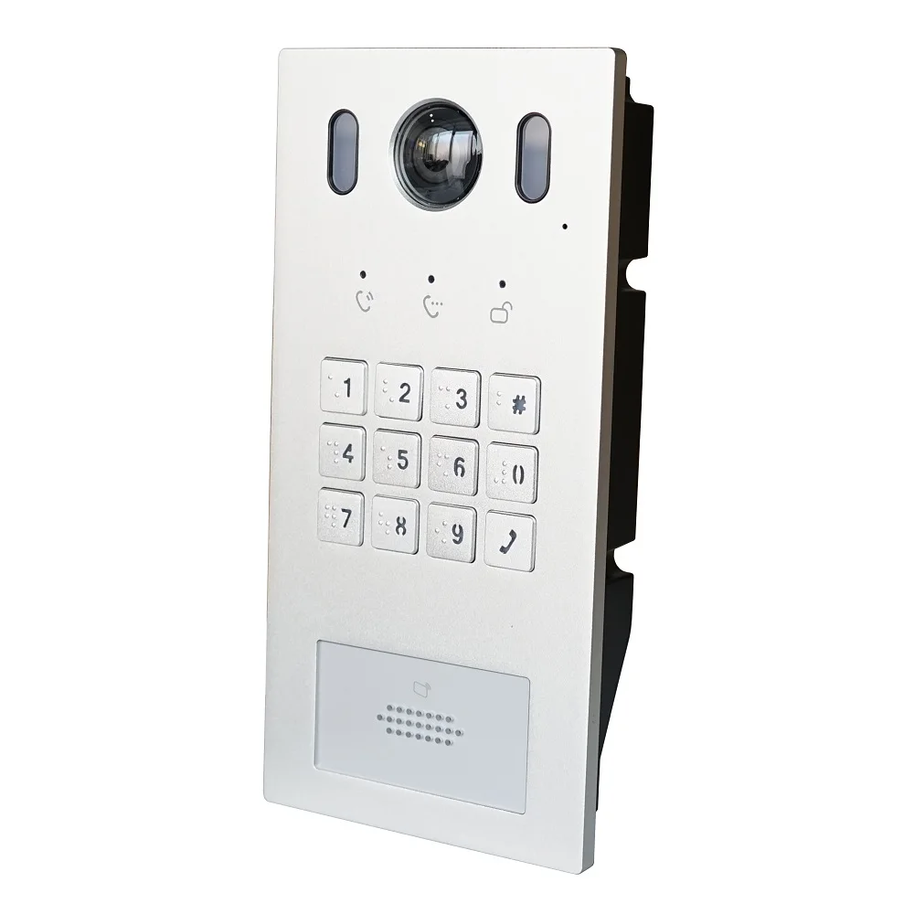 Timbre de Metal para Villa, VTO3221E-P de puerta, timbre, vídeo intercomunicador IP, llamada a aplicación de teléfono, firmware SIP, DH logo PoE(802.3af)