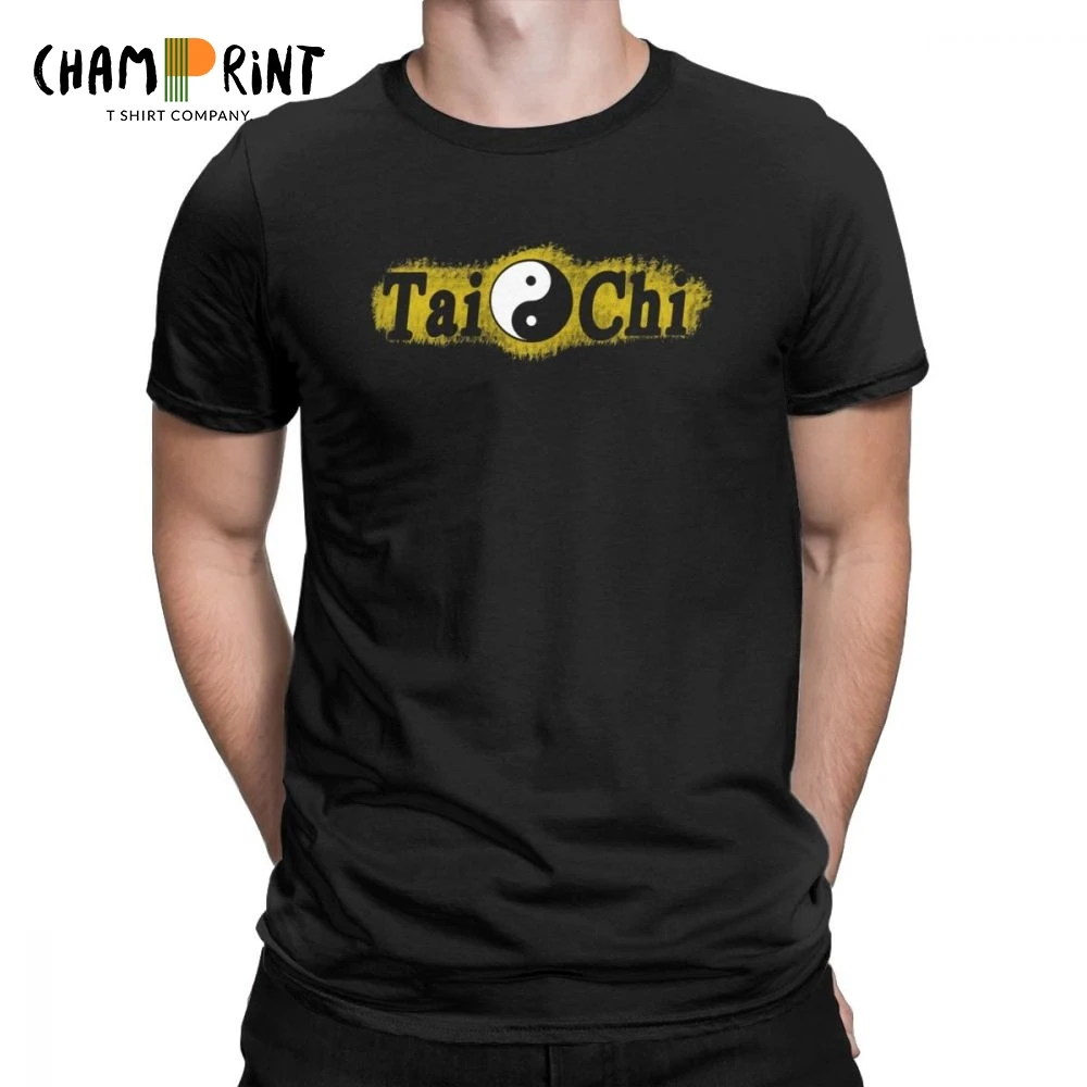 Tai Chi Chuan Pa-Kua Yin Yang Мужская футболка новинка футболки короткий рукав круглый вырез