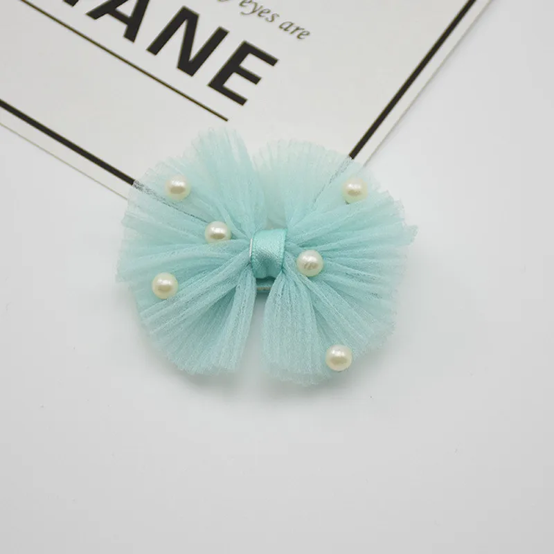 Бутик 10 шт. модное милое газовое платье с бантом заколки для волос цельные