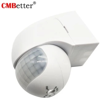 

Motion Sensor 110v~230v Motion Detector Automatic Infrared PIR Sensor 220V 180 Degree Rotating Outdoor Timer Light Switch