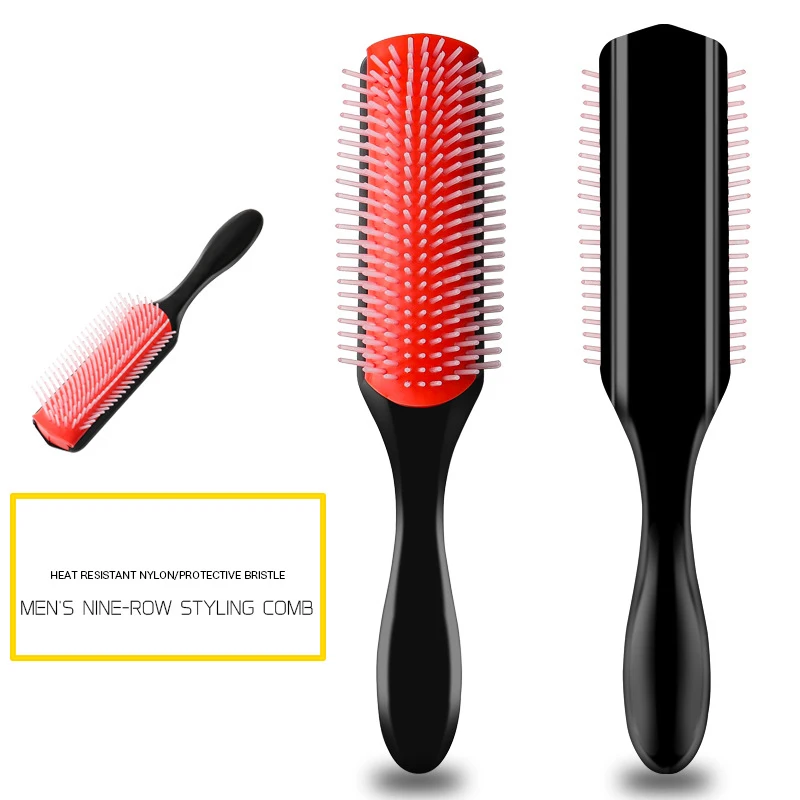 

Detachable Nine Rows Smooth Hair Hairdressing Comb Spare Rib Massage Care Styling Comb Salon Hair Care Styling Tool