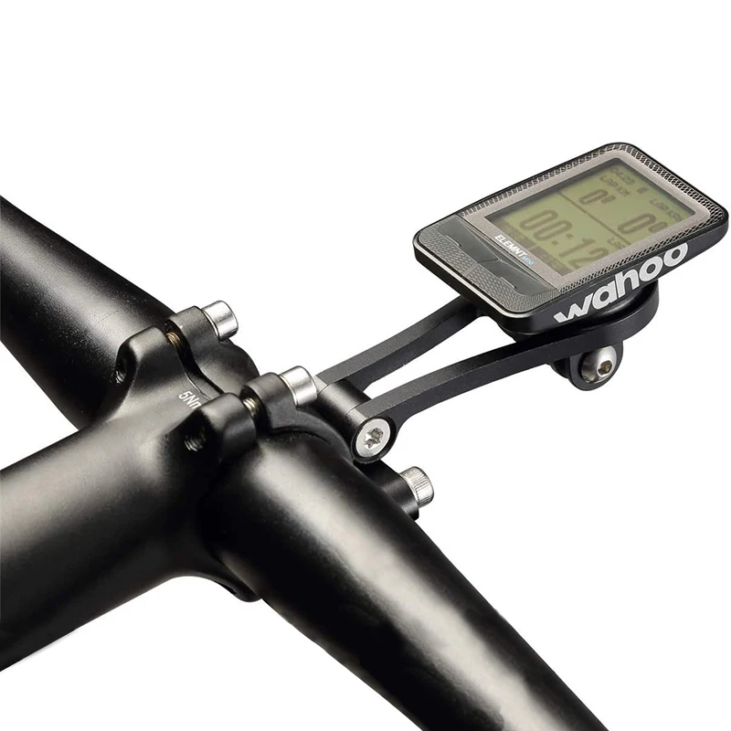 Teyssor Adjustable Out Front Computer Mount,Bicycle Extended Mount，Bike Stem Mount for Wahoo Elemnt,Elemnt Bolt and Elemnt Mini
