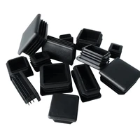 10pcs Plastic Square Pipe Plugs anti-slip chair leg cap table feet decor cover Scratch floor Protector Pads Furniture Leveller 5