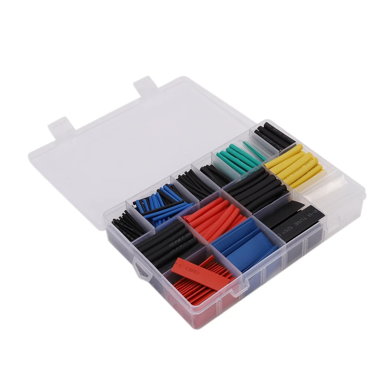 

580PCS Color Heat-Shrinkable Tube Set Wire Protection Sleeve Environmental Protection Heat-Shrinkable Tube Insulation Tube Insul