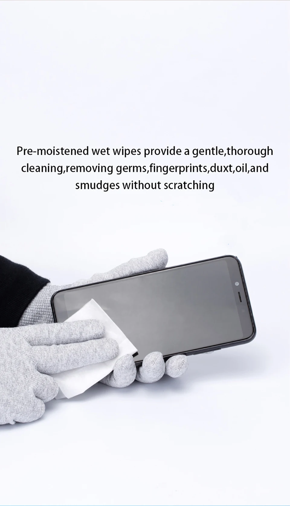vsgo lens cleaning wet toalhetes pces com pacote individual para óculos