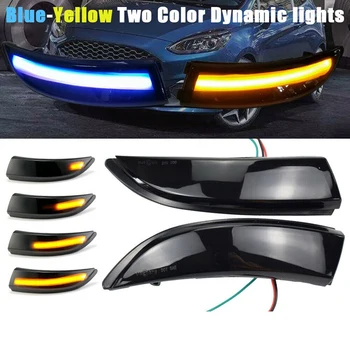 

Car LED Dynamic Turn Signal Light Rearview Mirror Light Blinker for Ford Fiesta MK6 VI/UK MK7 2008-2017 B-Max