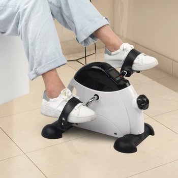 

【US Warehouse】Home Use Hands and Feet Trainer Mini Pedal Exerciser Bike White