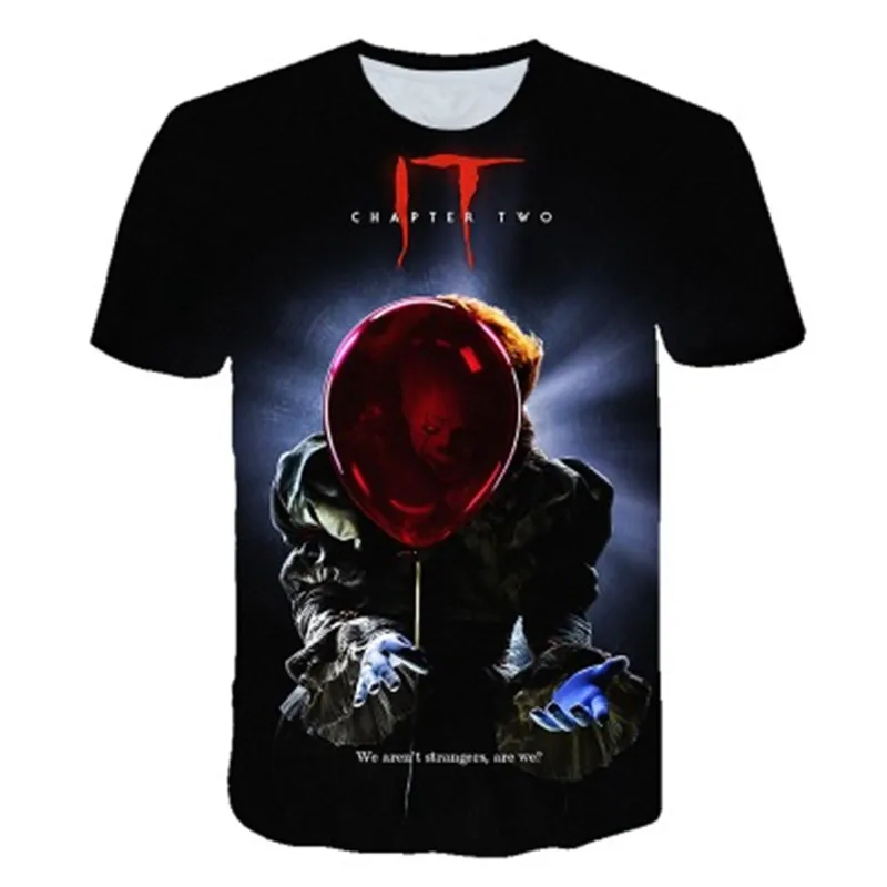 Ужасы друзья Pennywise Майкл Майерс Джейсон Вурхиз Хэллоуин 3D мужская футболка с рисунком/Женская Стивен Кинг Это уличная футболка крутая одежда - Цвет: TS11104