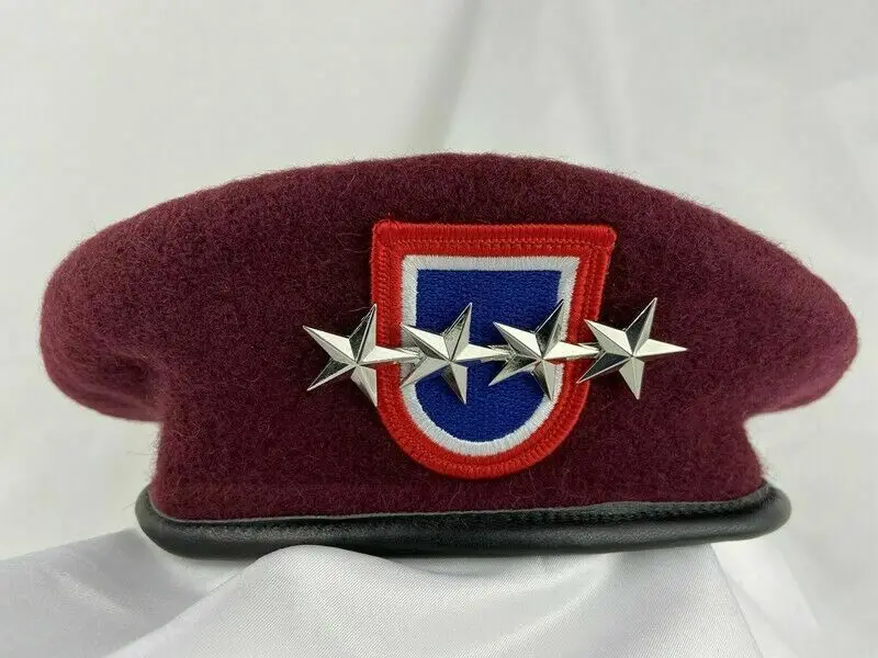 Американская армия 82nd воздушно Капельное разделение шерстяной красный берет