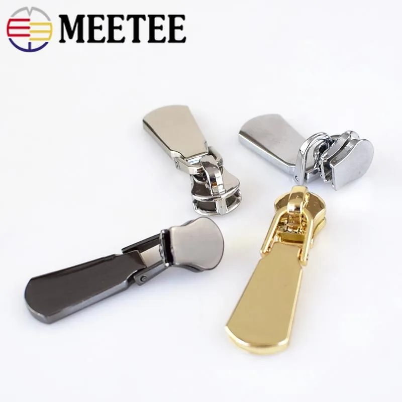 5 шт. Модные # слайдеры на молнии для курток одежда Металлические Ремонтный