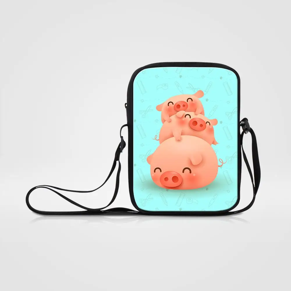 Flap33 Женские мини-сумки-мессенджеры Kawaii с принтом лисы из мультфильма, женские дорожные сумки через плечо, школьные сумки с животным клапаном - Цвет: Flap33