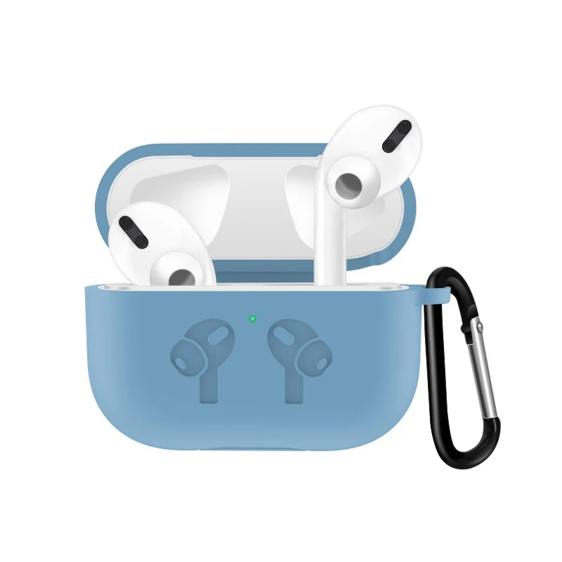 Для air pods pro Чехол для airpods pro airpod pro airpodspro чехол s чехол на airpogs 3 поколения силиконовый защитный чехол - Цвет: blue