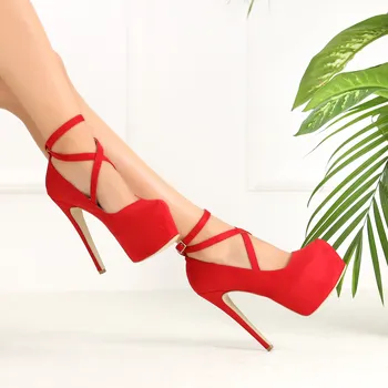 

MST-1031 Women Platform Heels Shoes Night Party Evening Dress High Fashion Sexy Thin Heels