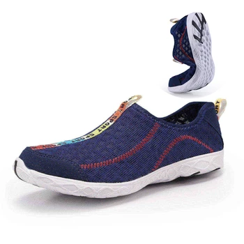 

Unisex Men's summer outdoor wading Mesh Slip On Shoes Breathable Men's Flat Shoes Comfortable Casual Shoes Sneakers Size 35-47