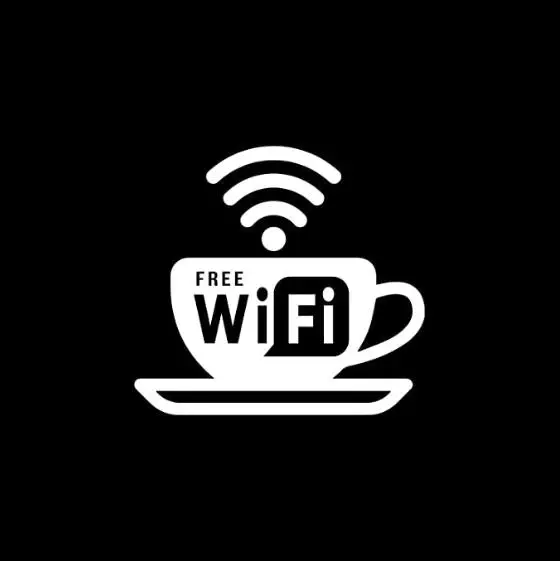 

DAWASARU Vinyl Wall Art Decal - Free WiFi Sign Car Sticker Suitable for Cars Trucks Kettles Walls Etc Decoration Custom 15*14CM