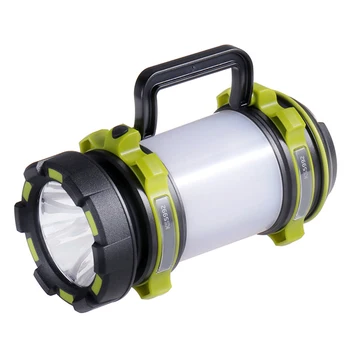 

High power LED Flashlight Searchlight Spotlight torch camping light Side Yellow light + white light 4 modes Light