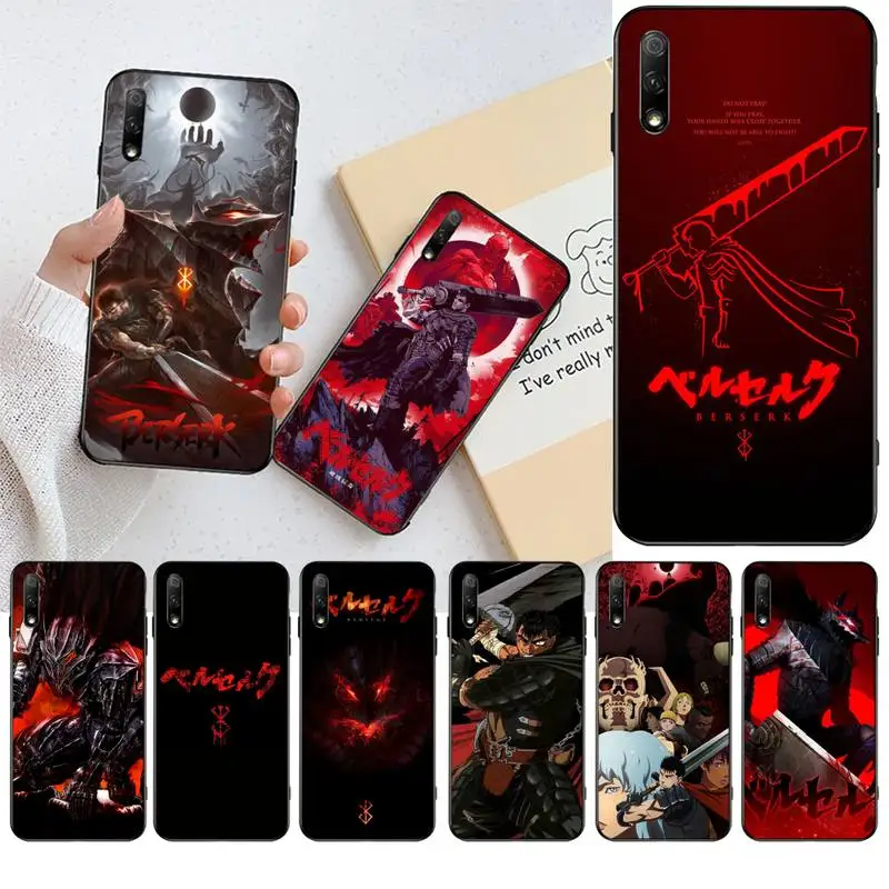 Милый чехол для телефона PENGHUWAN berserk guts anime Bling Huawei Honor 20 10 9 8 8x 8c 9x 7c 7a Lite view pro |