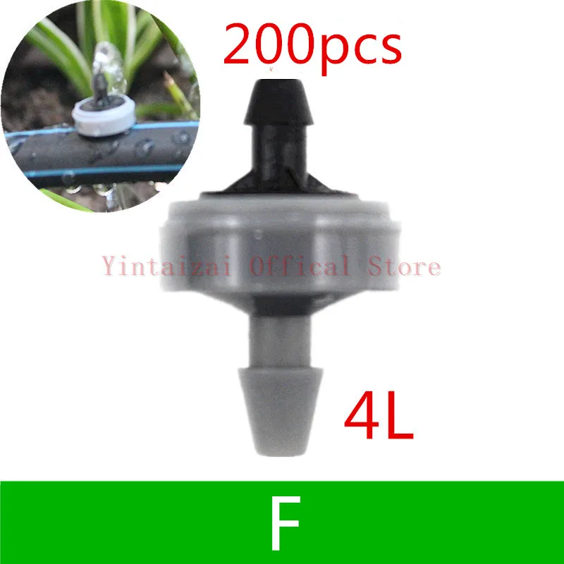 100-500PCS Adjustable Dripper Garden Irrigation Drip Emitter On Stake Used On Garden Greehouse Watering Tools Drip Irrigation