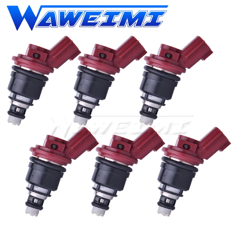 6 шт. топливный инжектор WAWEIMI 16600-RR544 для Nismo Silvia Skyline SR20 S13-S15 SR20DET KA24DE 16600RR544 |