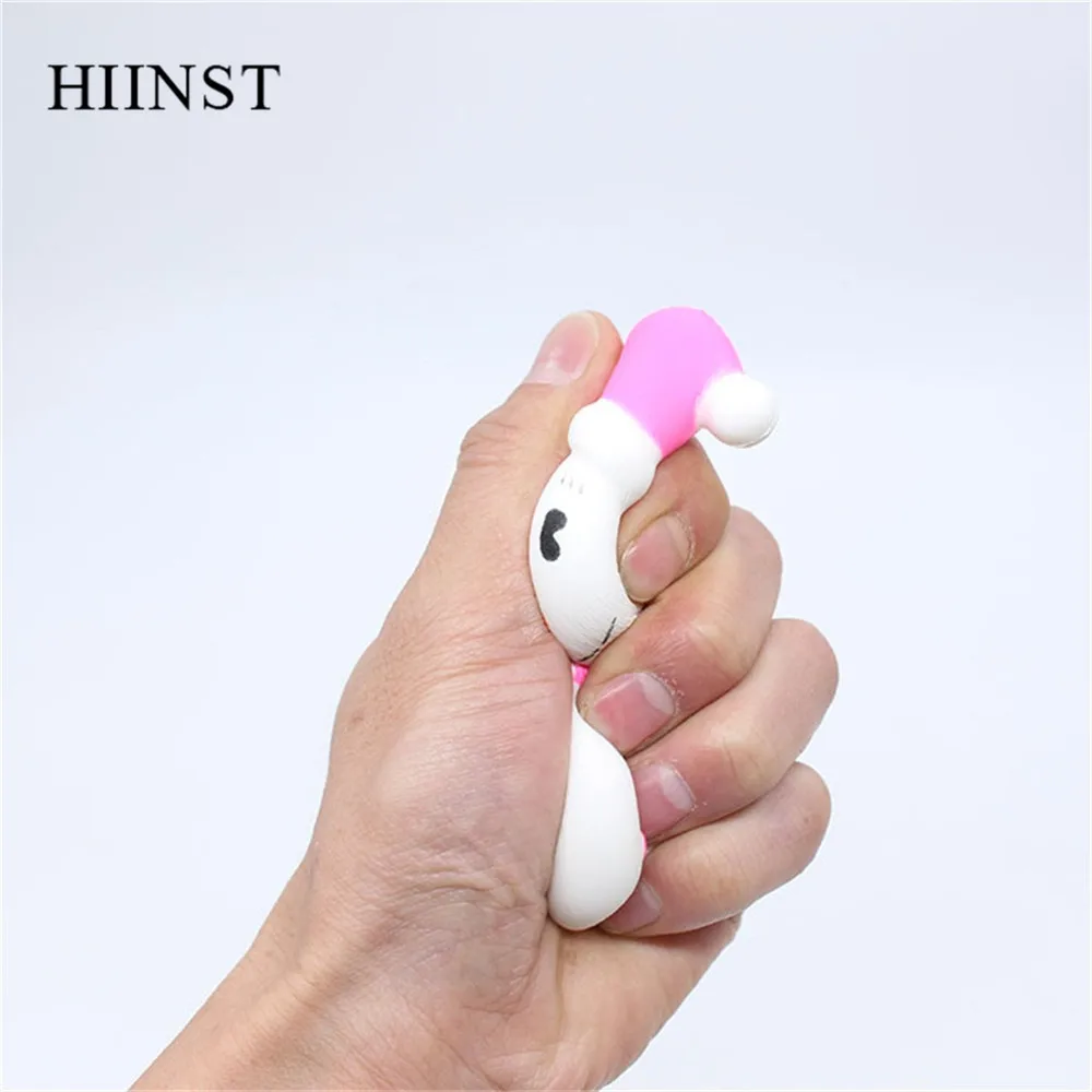 HIINST Christmas Toys Cartoon Soft Snowman Stress Squeeze Scented Slow Rising Scented Toy Adult Stress Relieves Realistic Toys
