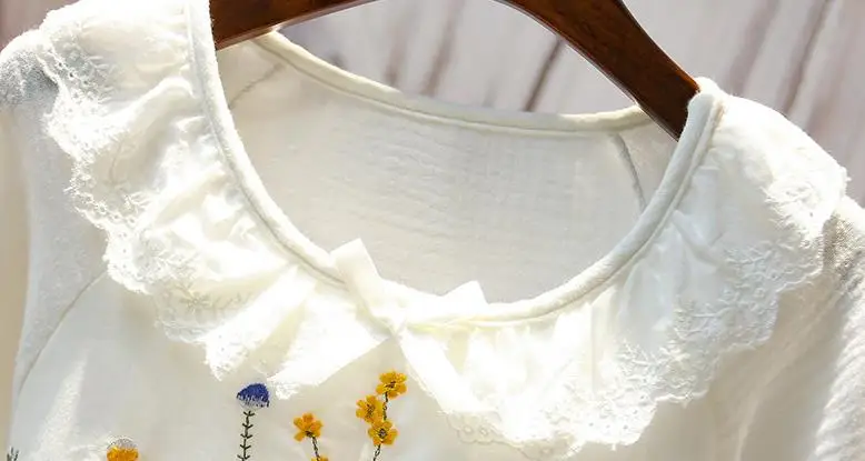 Одежда для сна маленьких девочек весна осень 2019 новая ночная рубашка принцессы с